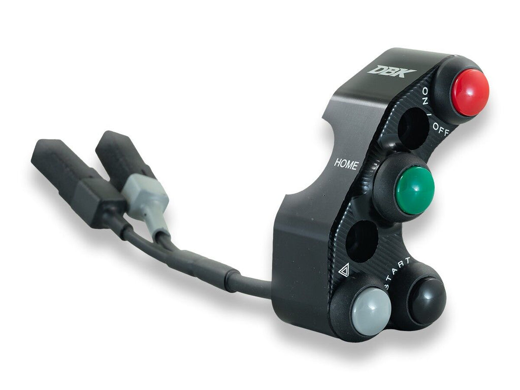 DBK Triumph Street Triple 765 4-Button Handlebar Controls