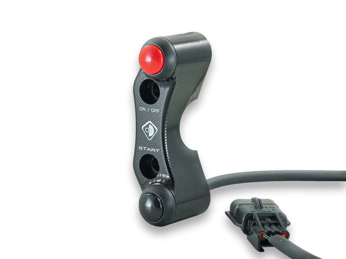 DBK KTM Duke 990 Brake Pump Clamp With Integrated Push Button Panel