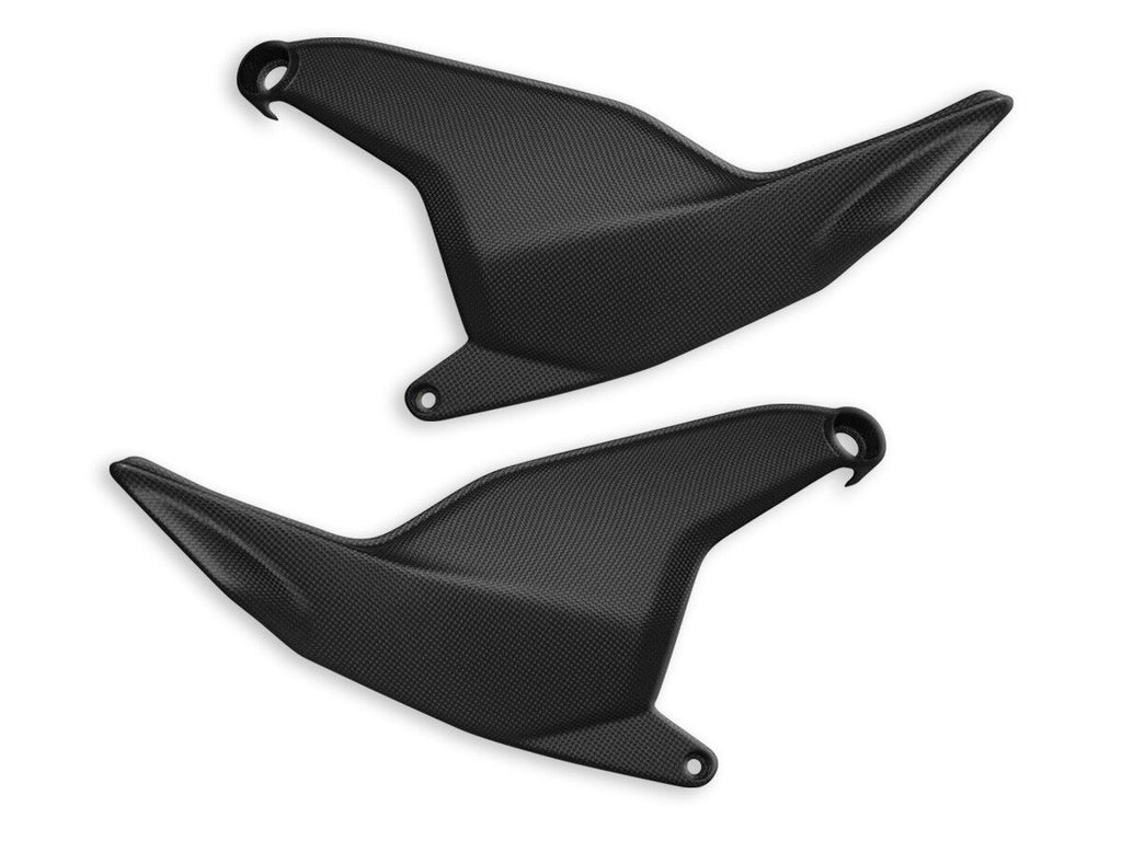DBK Diavel V4 Matt Carbon Rear Frame Covers