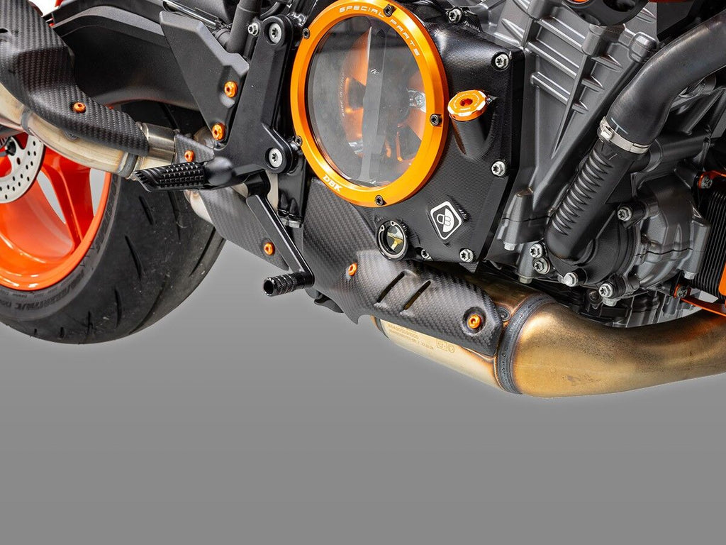 DBK KTM 990 Duke Matt Carbon Exhaust Cover