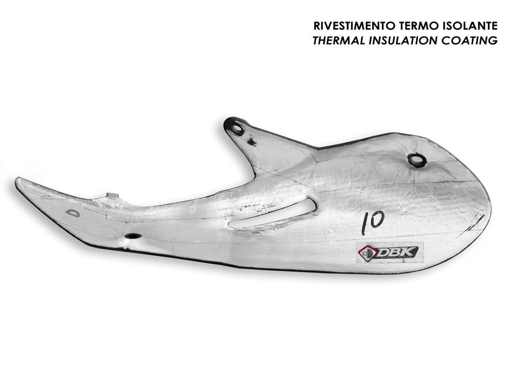 DBK Hm 698 Mono Matt Carbon Exhaust Top Guards