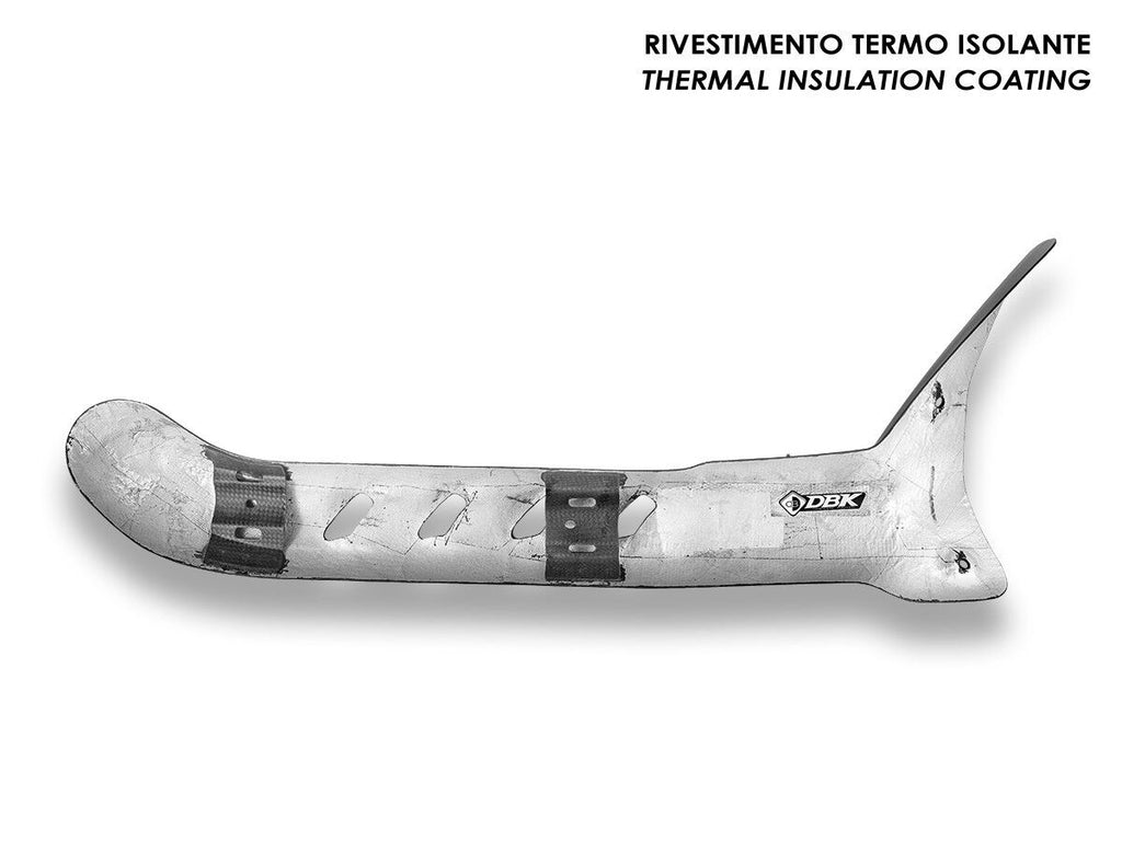 DBK Diavel V4 Matt Carbon Heat Guard Horizontal
