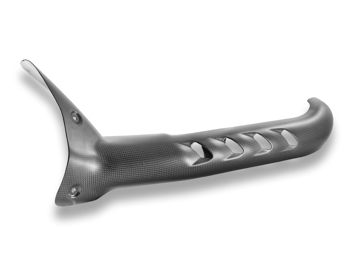 DBK Diavel V4 Matt Carbon Heat Guard Horizontal