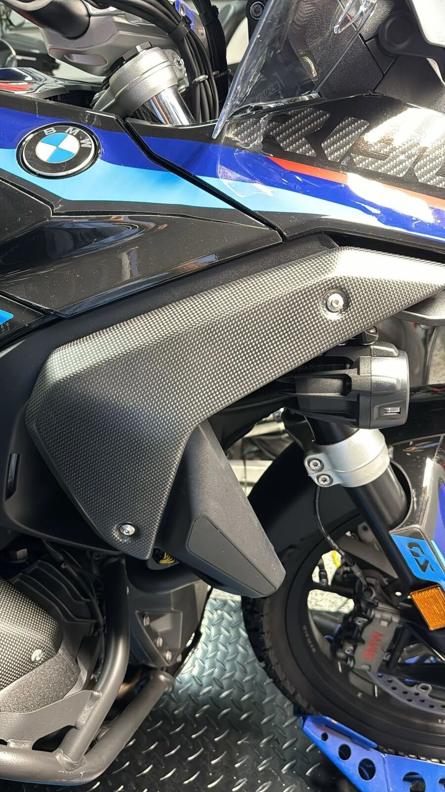 DBK BMW R1300GS Matt Carbon Side Panels
