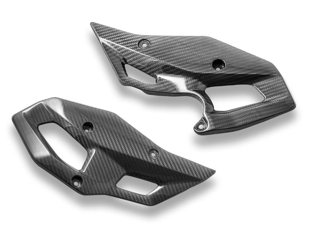 DBK BMW R1300GS Glossy Carbon Heel Guards