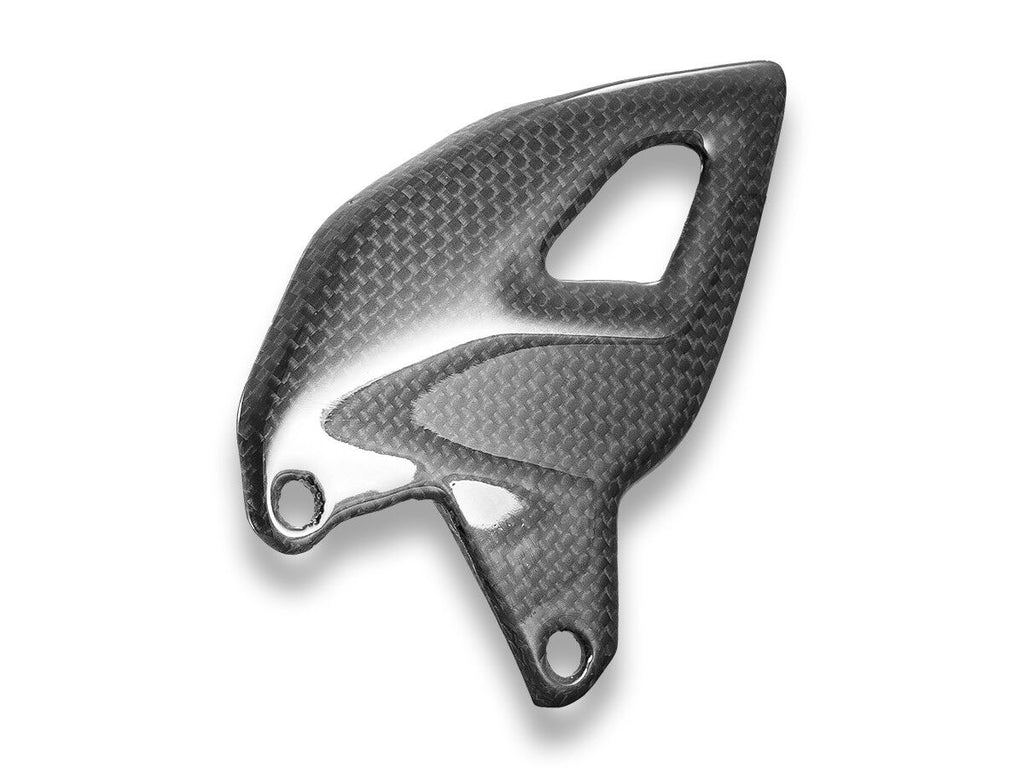 DBK Ducati Panigale V4 2025 Glossy Carbon Heel Guards Kit