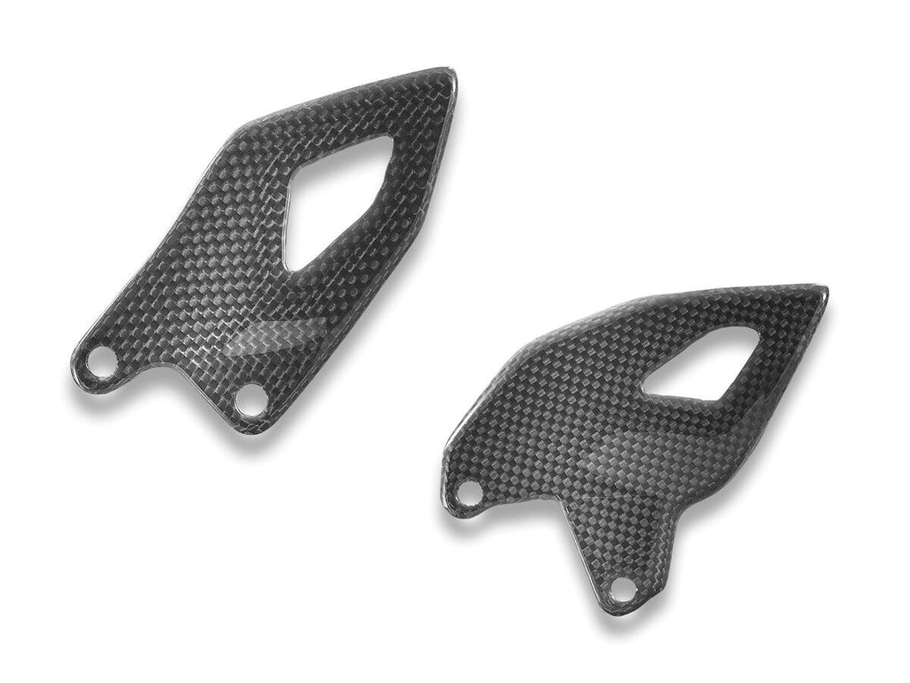DBK Ducati Panigale V4 2025 Glossy Carbon Heel Guards Kit