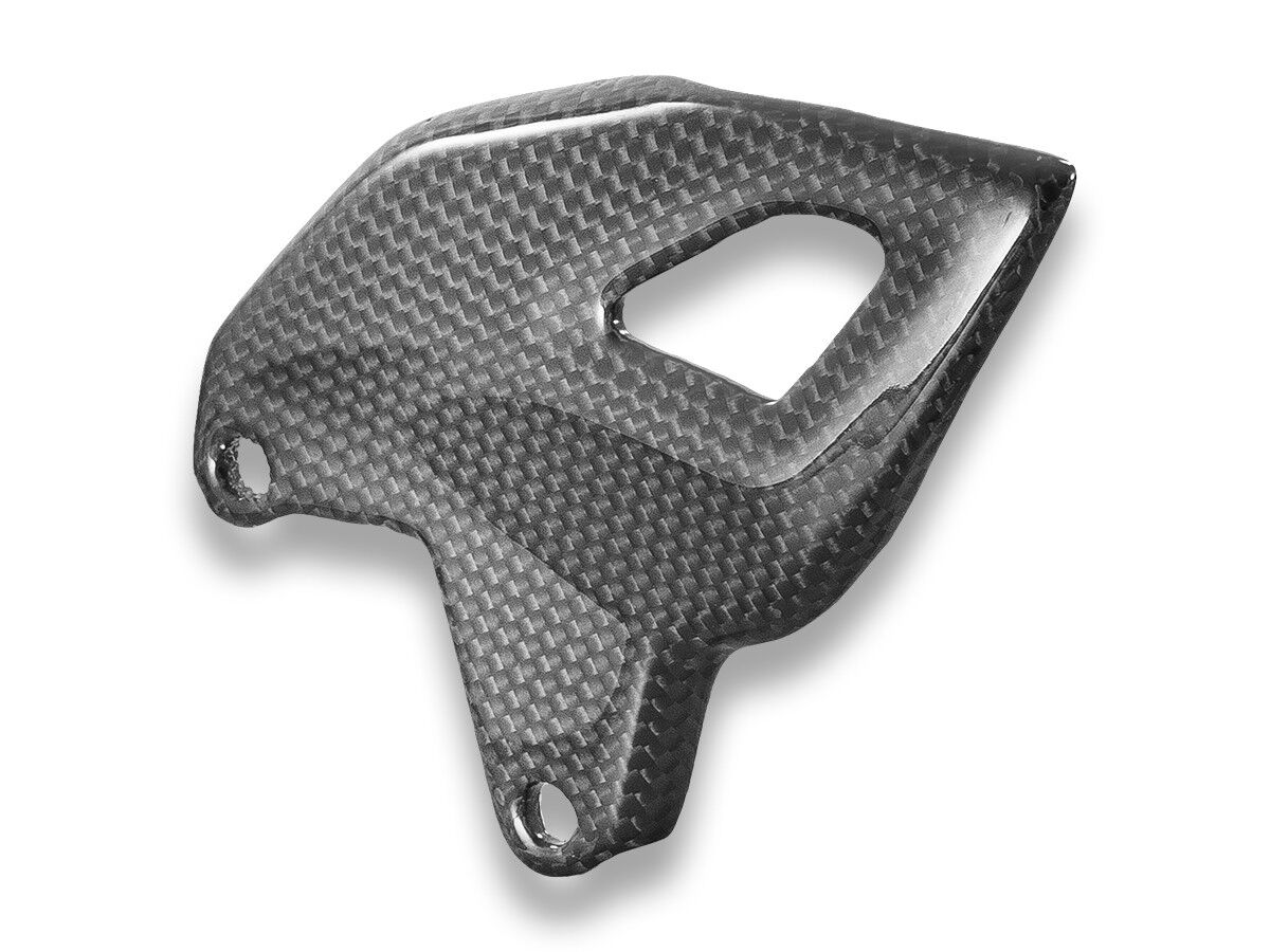 DBK Ducati Panigale V4 2025 Glossy Carbon Heel Guards Kit