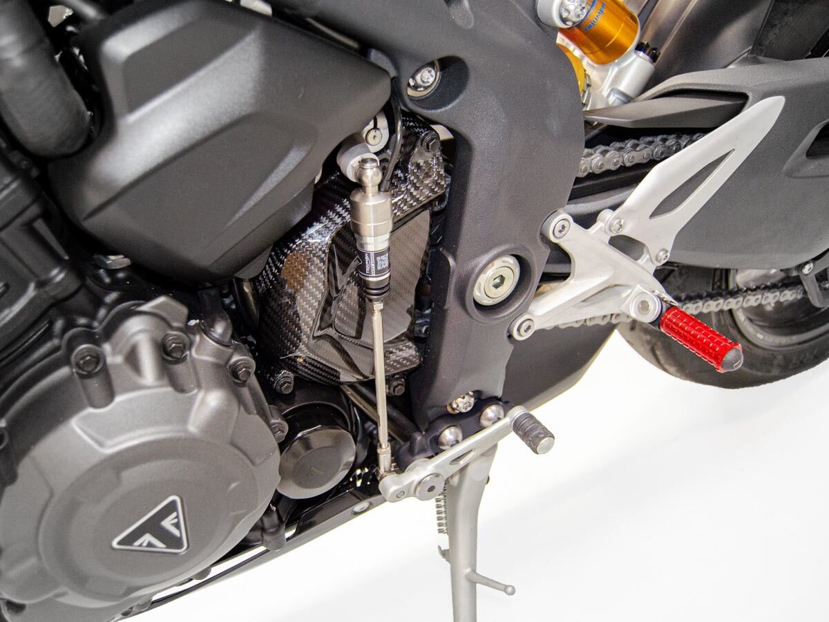 DBK Triumph St 1200 Glossy Carbon Heelguards