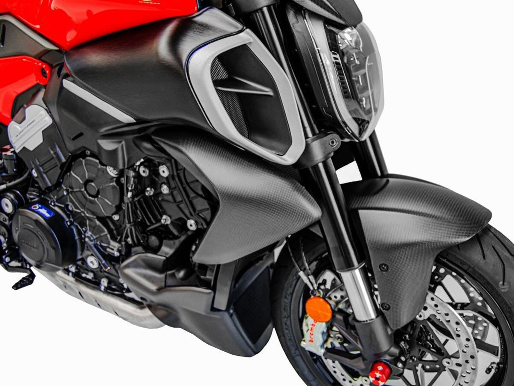 DBK Diavel V4 Matte Carbon Side Support