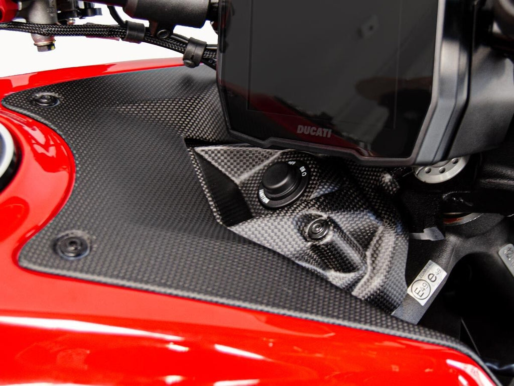 DBK Diavel V4 Matt Carbon Heel Guard