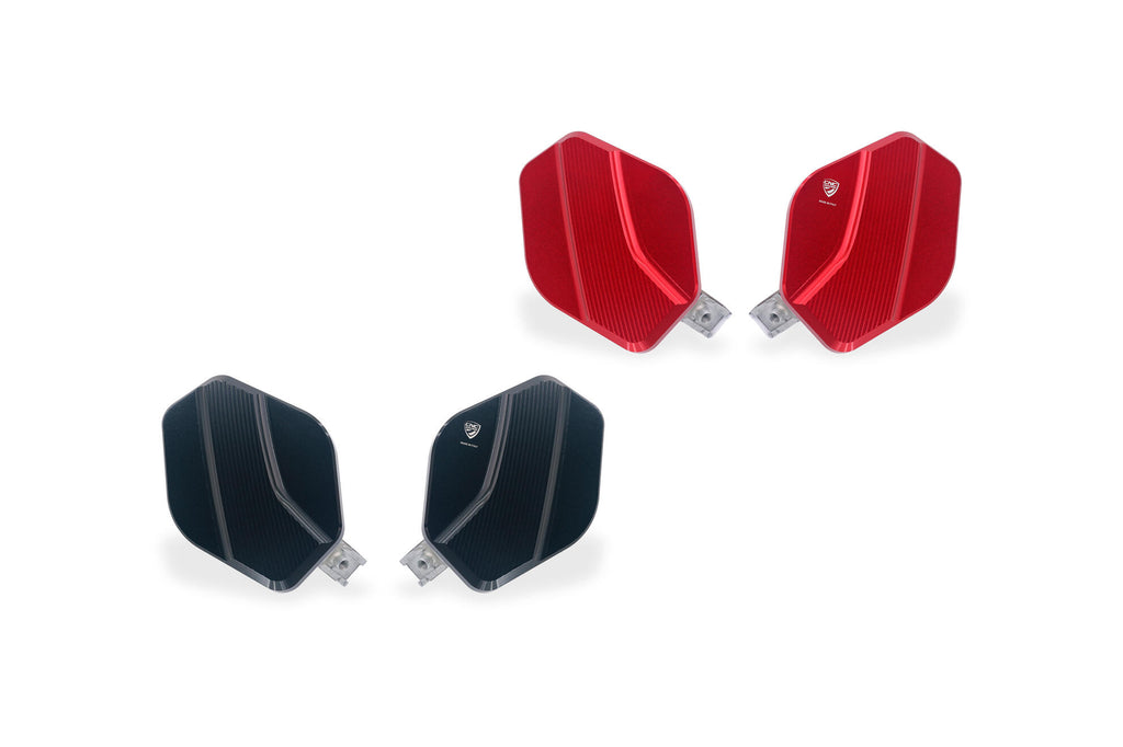 CNC Racing Mirror Block Offs for Ducati Panigale V2 MY2025 - CNC Racing