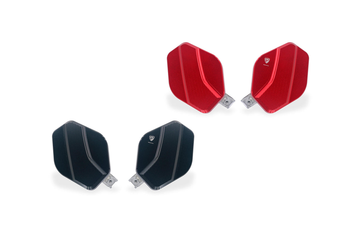 CNC Racing Mirror Block Offs for Ducati Panigale V2 MY2025 - CNC Racing