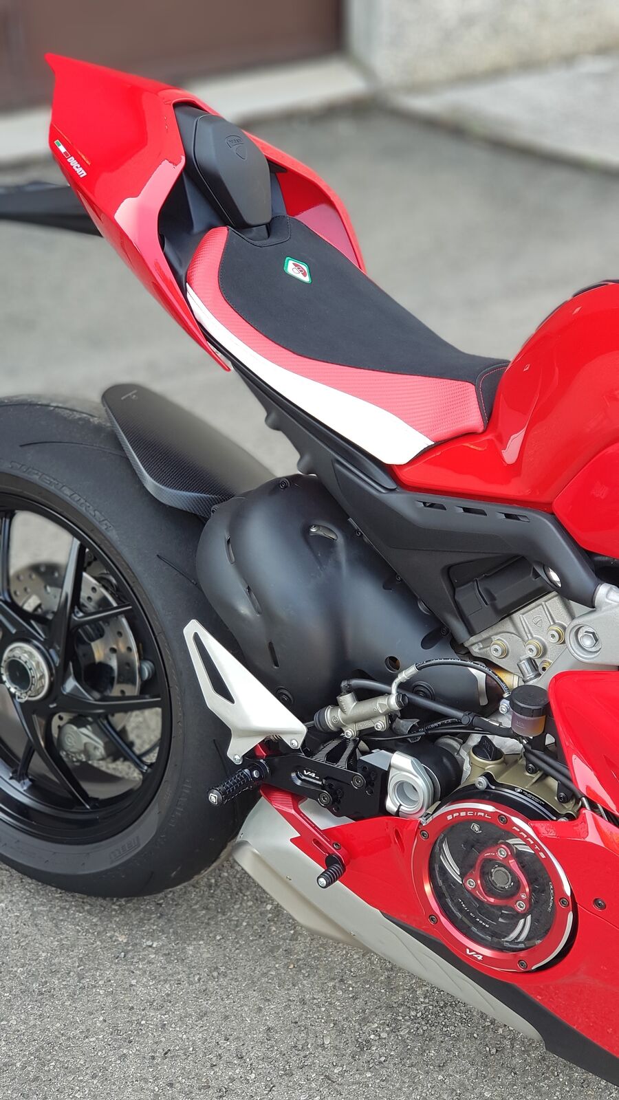 DBK Panigale V2 Seat Cover Rider