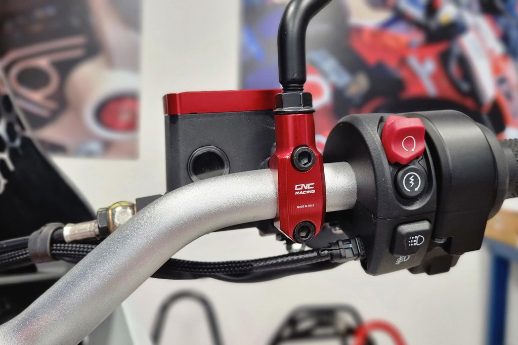 CNC Racing Brembo Master Cylinder Clamp with Mirror Mount Thread M10 Left - CNC Racing image 2