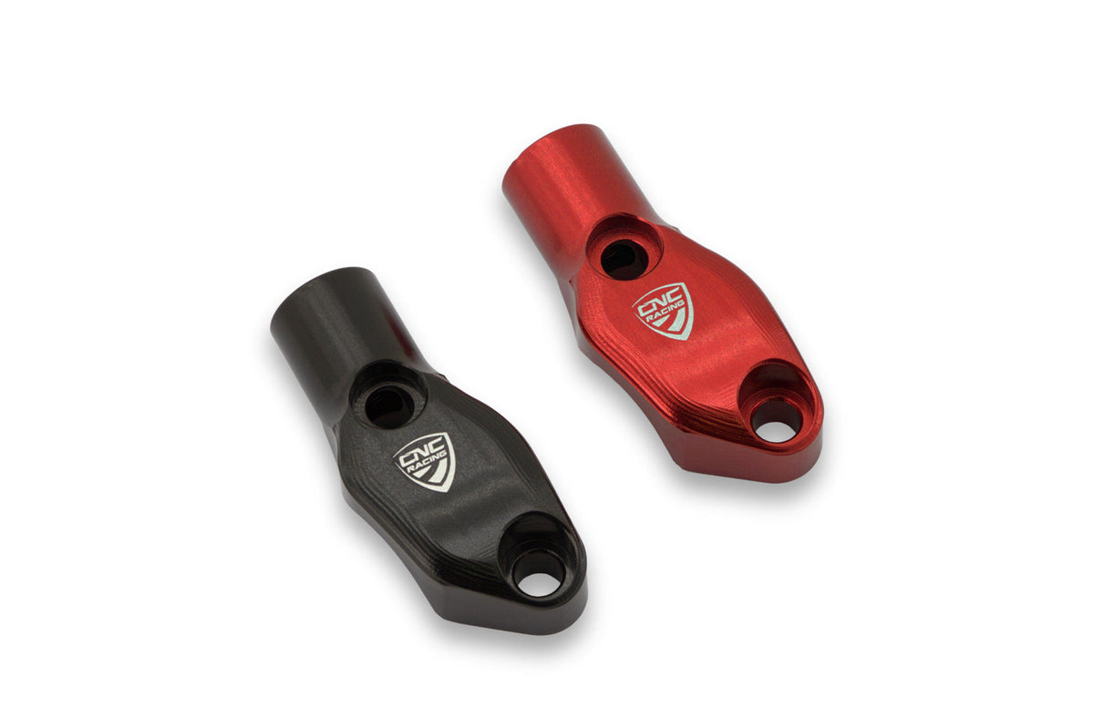 CNC Racing Brembo Billet CNC and Forged Brake Master Cylinder Clamp with Mirror Mount Thread M8 Lh - CNC Racing