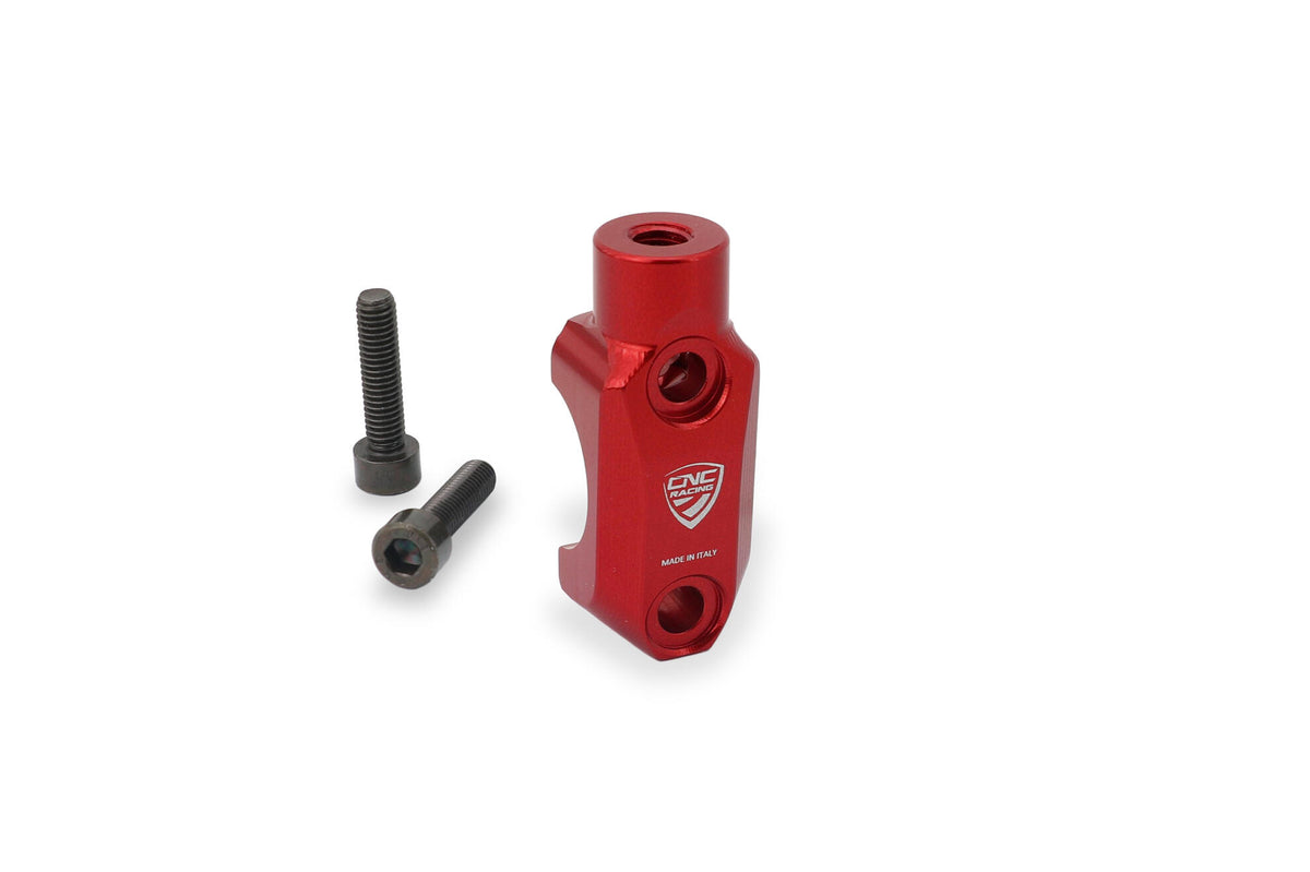 CNC Racing Brembo Master Cylinder Clamp with Mirror Mount Thread M10 Counter – Clockwise for Ducati Hypermotard