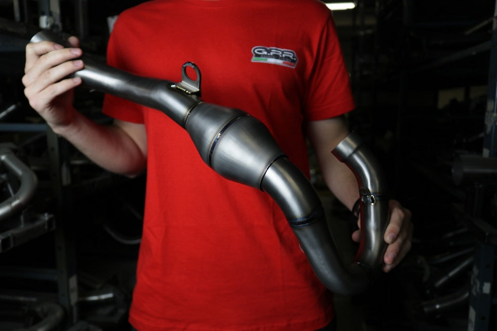 GPR exhaust Husqvarna FC 250 2016-2018, Pentacross FULL Titanium, Racing full system exhaust, including removable db killer/spark arrestor - GPR Exhausts