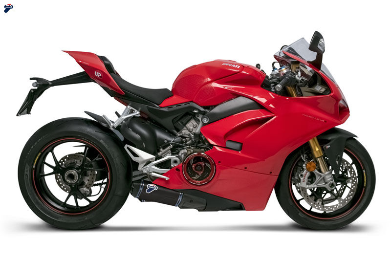 DUCATI PANIGALE V4 BLACK TITANIUM SILENCERS - TERMIGNONI