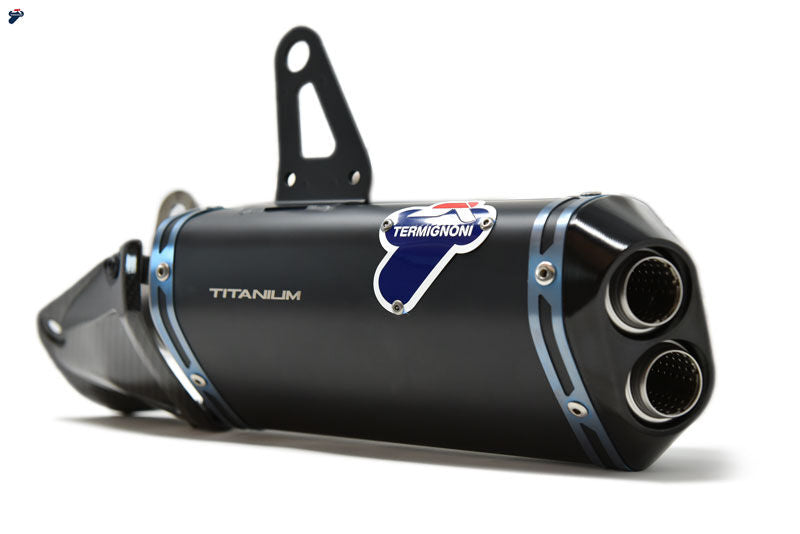 DUCATI PANIGALE V4 BLACK TITANIUM SILENCERS - TERMIGNONI