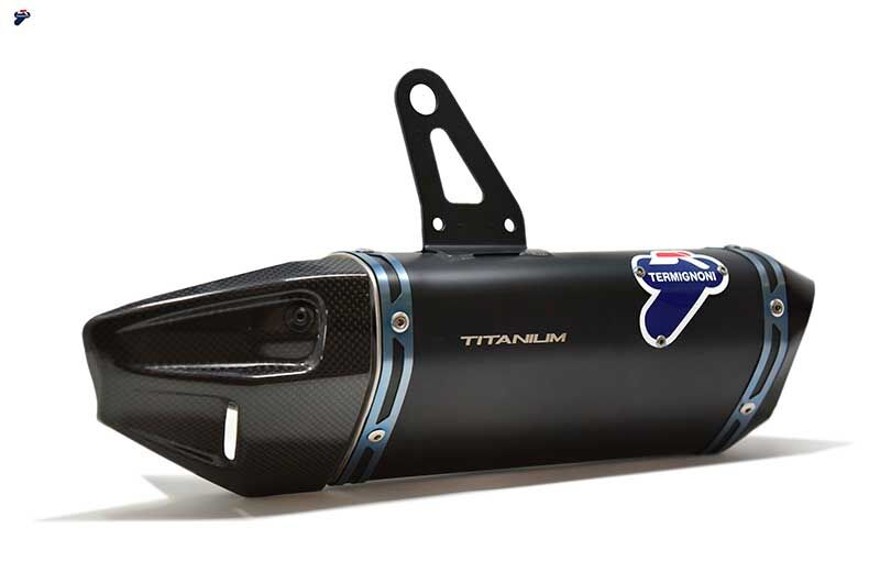 DUCATI STREETFIGHTER V4 BLACK TITANIUM SILENCERS - TERMIGNONI