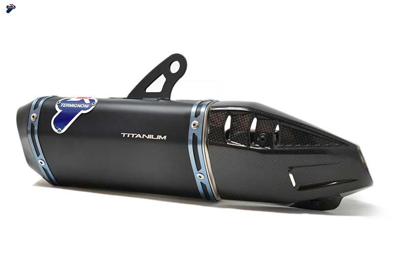 DUCATI STREETFIGHTER V4 BLACK TITANIUM SILENCERS - TERMIGNONI
