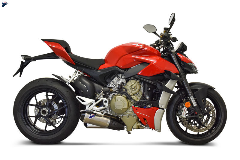 DUCATI STREETFIGHTER V4 TITANIUM SILENCERS - TERMIGNONI