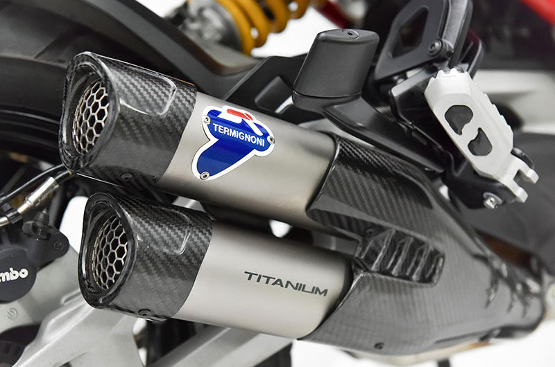 DUCATI MULTISTRADA V4 STAINLESS SILENCERS - TERMIGNONI