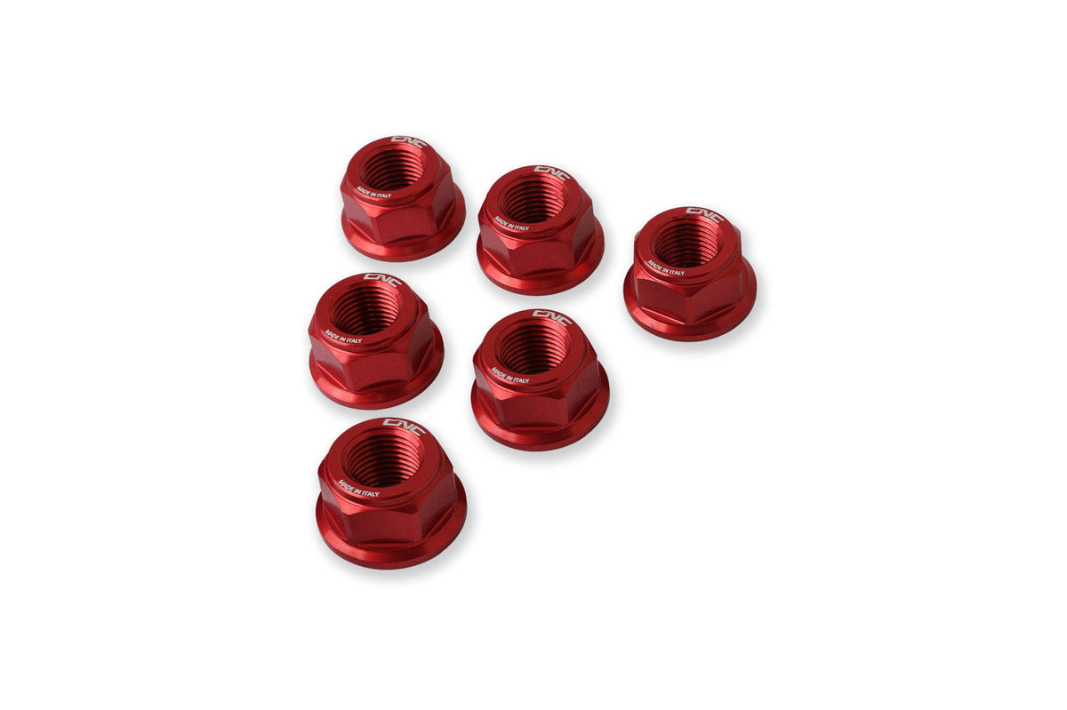 CNC Racing Nuts sets rear sprocket flange Ducati M10x1.0