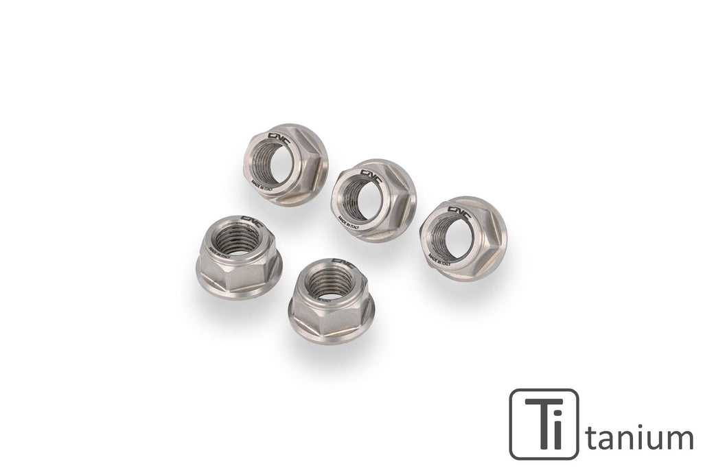 CNC Racing Nuts sets rear sprocket flange Ducati M10x1 Titanium - CNC Racing