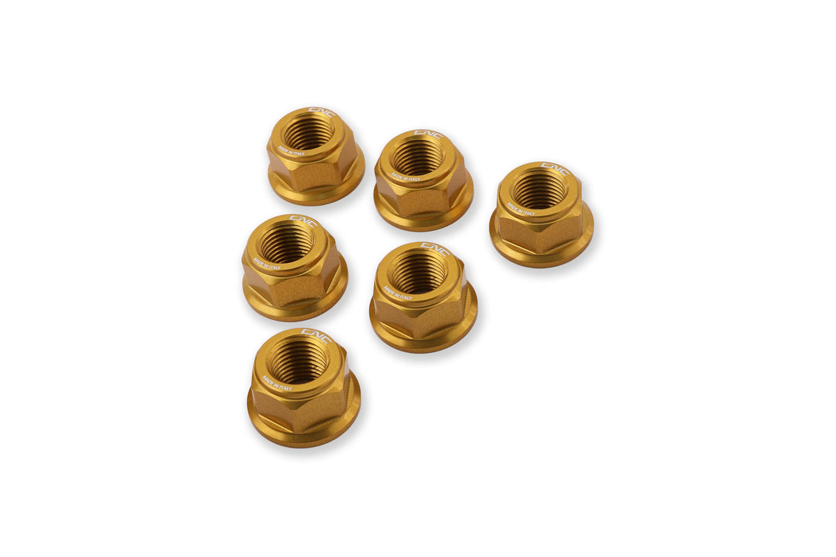 CNC Racing Nuts ring gear M10x1.25 6pcs