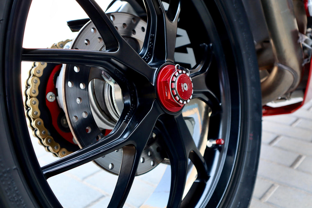 CNC Racing Rear Wheel Nut Rh Bicolor for Ducati - CNC Racing image 2