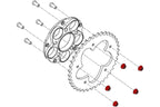CNC Racing Nuts ring gear Ducati M8x1.25 - CNC Racing image 3