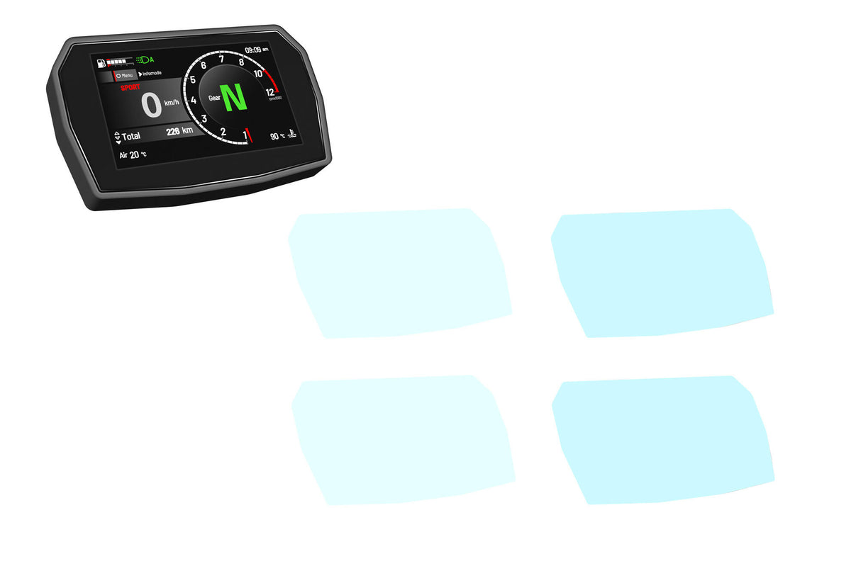 CNC Racing Dashboard Screen Protectors for Ducati Panigale V2 – Multistrada V2 – Streetfighter V2 MY2025 - CNC Racing