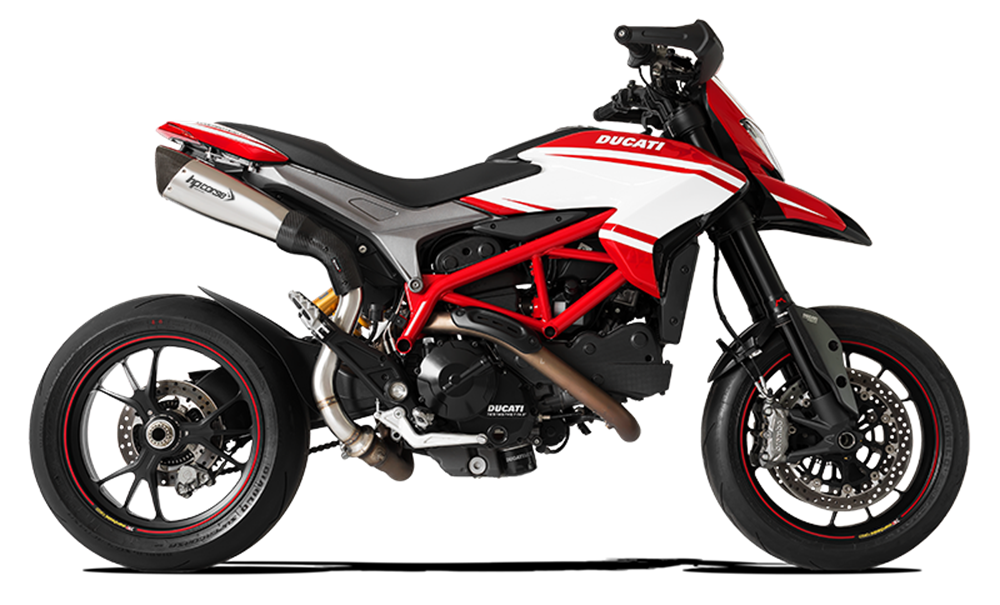 HP Corse Evoxtreme 310mm Titanium (High Position) Exhaust for Ducati Hypermotard 821 2013-2015 - HP Corse