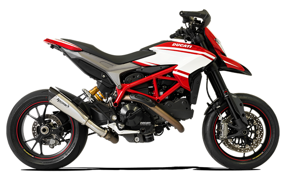 HP Corse Evoxtreme 310mm Titanium (Low Position) Exhaust for Ducati Hypermotard 821 2013-2015 - HP Corse