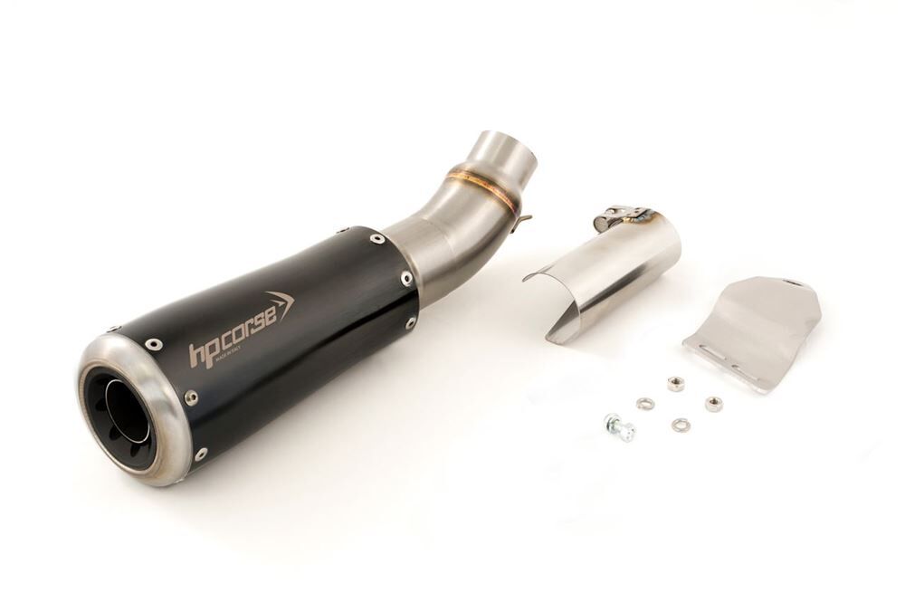 HP Corse GP-07 Black Exhaust for Ducati Scrambler 800 2015-2020 - HP Corse