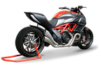 HP Corse Hydroform Satin Exhaust for Ducati Diavel 1200 2011-2016 - HP Corse