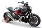 HP Corse Hydroform Satin Exhaust for Ducati Diavel 1200 2011-2016 - HP Corse