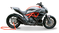 HP Corse Hydroform Black Exhaust for Ducati Diavel 1200 2011-2016 - HP Corse
