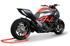 HP Corse Hydroform Black Exhaust for Ducati Diavel 1200 2011-2016 - HP Corse