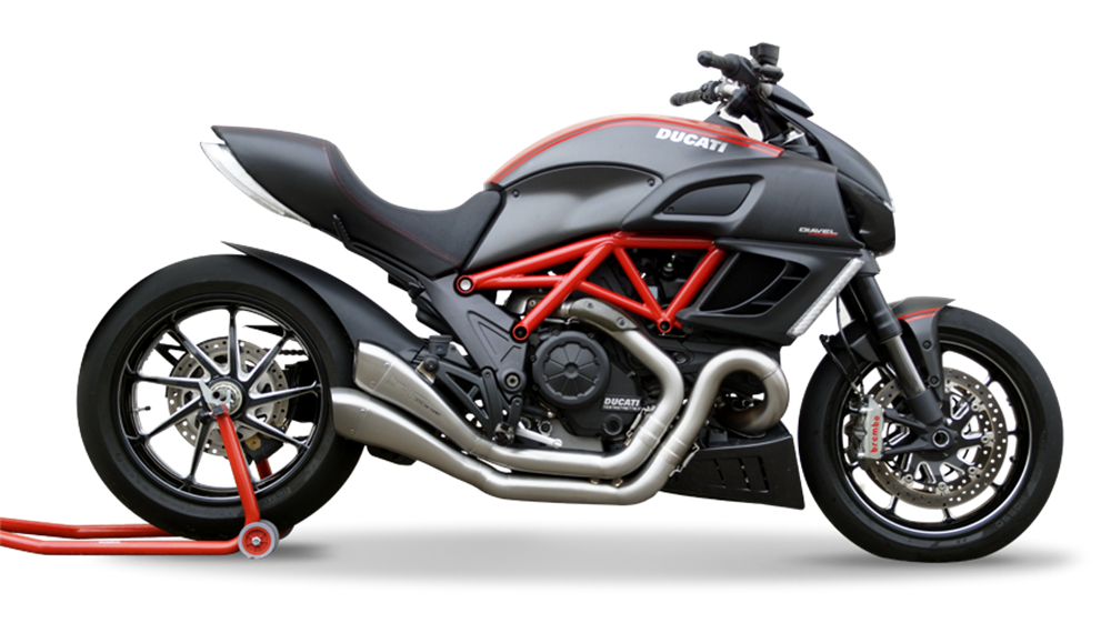 HP Corse Hydroform Satin (FACTORY Version) Exhaust for Diaducati VEL 1200 2011-2016 - HP Corse