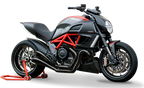 HP Corse Hydroform Black (FACTORY Version) Exhaust for Ducati Diavel 1200 2011-2016 - HP Corse