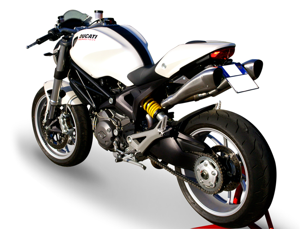 HP Corse Hydroform Satin Exhaust for Ducati Monster 1100/769/696 - HP Corse