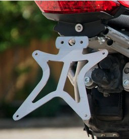 HP Corse Exhaust for Ducati Hypermotard 1100 Plate Holder 2007-2012 - HP Corse