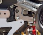 HP Corse Exhaust for Ducati Hypermotard 1100 Plate Holder 2007-2012 - HP Corse