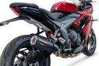 GPR exhaust Triumph Daytona 660 2023-2025, M3 Black Titanium, full system exhaust legal for UK and non-EU countries including removable db killer - GPR Exhausts