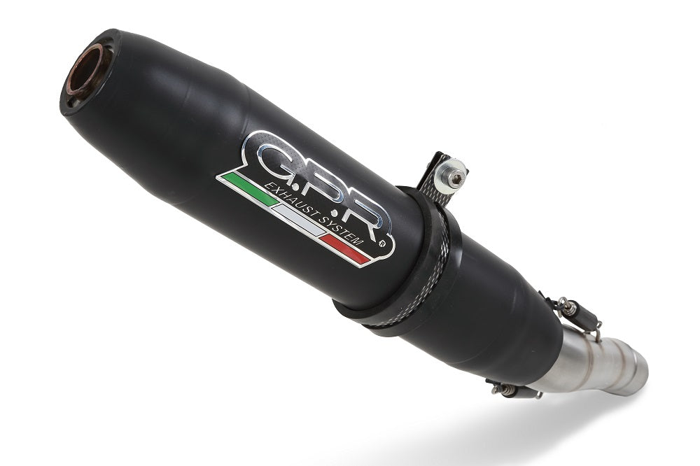 GPR exhaust Zontes Zt 310 2021-2024, Deeptone Nero, full system exhaust legal for UK and non-EU countries including removable db killer - GPR Exhausts