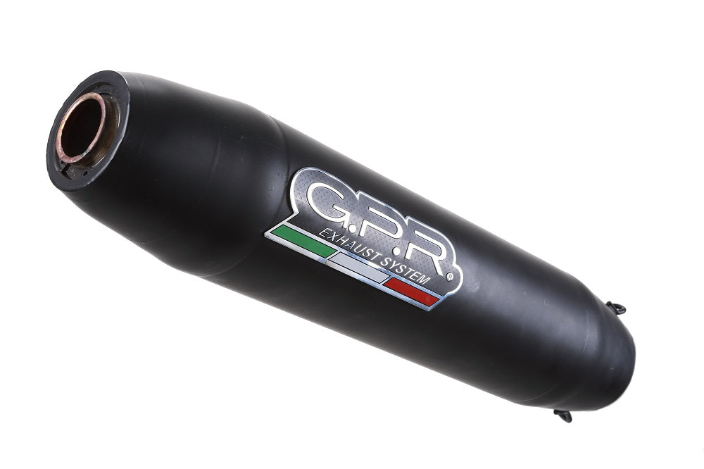GPR exhaust Zontes Zt 310 2021-2024, Deeptone Nero, full system exhaust legal for UK and non-EU countries including removable db killer - GPR Exhausts