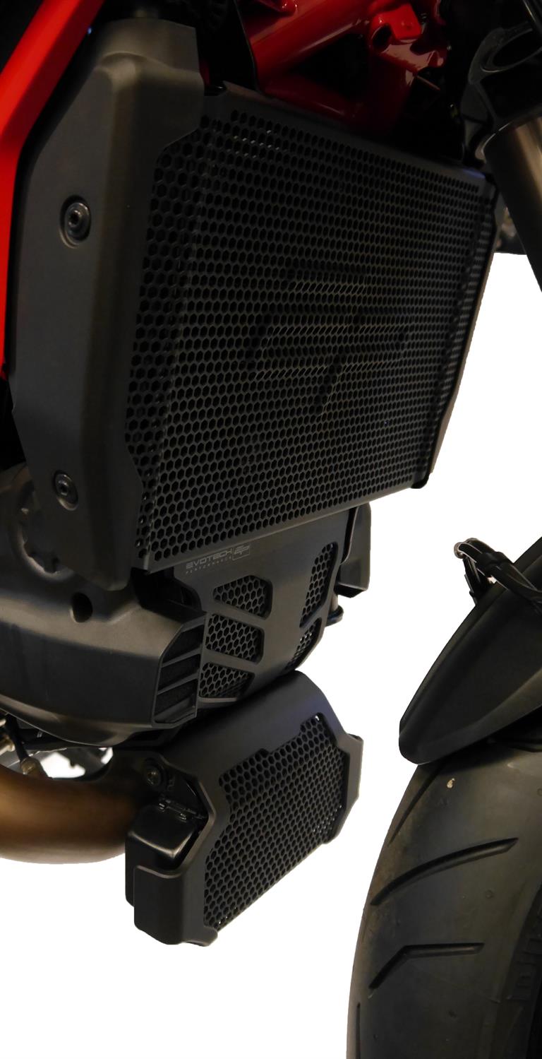 Evotech Ducati Hypermotard 939 Radiator & Engine And Oil Cooler Guard Set 2016 - 2018